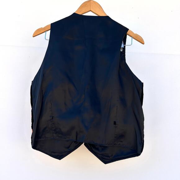 Vintage Handmade Guatemalan Handmade Embroidered Red Floral Vest Medium - Picture 5 of 8